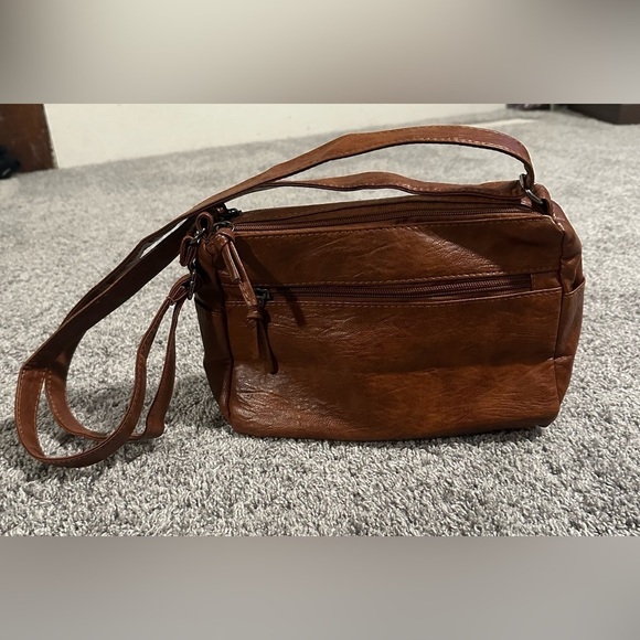 Ablanczoom Women's Soft Leather Shoulder Bags Classic Casual Crossbody Bag - Picture 4 of 6